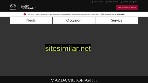 mazdavictoriaville.com alternative sites