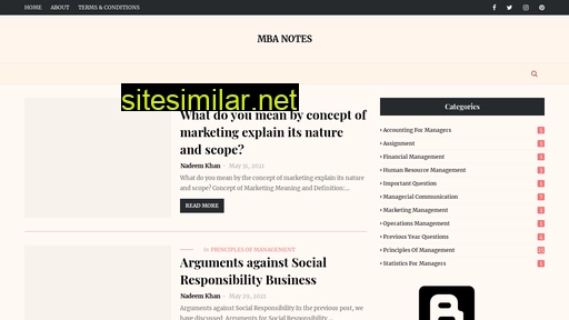 mba-notes.com alternative sites