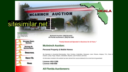 mcaninchauction.com alternative sites