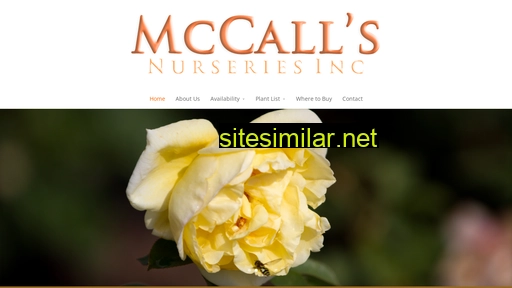 mccallsnurseries.com alternative sites