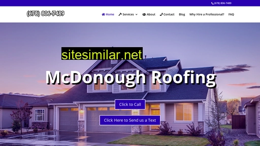 mcdonough-roofing.com alternative sites
