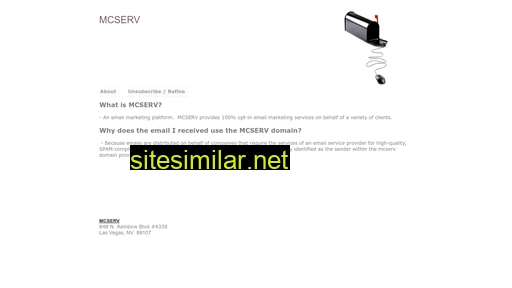 Mcmserv similar sites