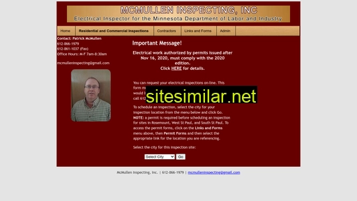 mcmulleninspecting.com alternative sites