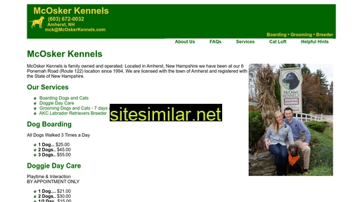 mcoskerkennels.com alternative sites
