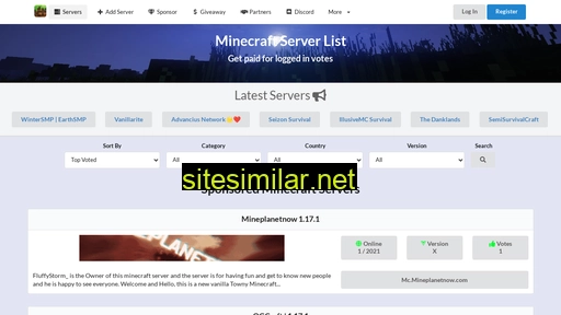 mc-server-list.com alternative sites
