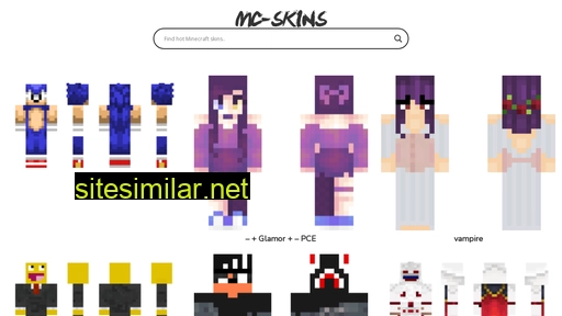 Mc-skins similar sites