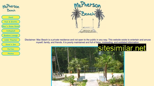 mcphersonbeach.com alternative sites
