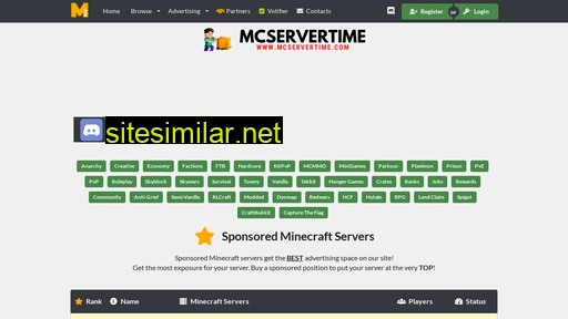 Mcservertime similar sites