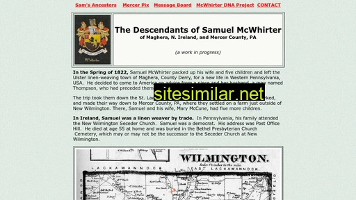 mcwhirterfamilyofmercer.com alternative sites