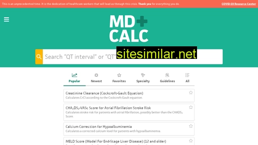 mdcalc.com alternative sites