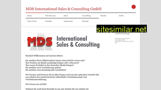 mds-sales-consulting.com alternative sites