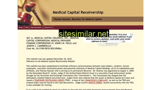 medicalcapitalreceivership.com alternative sites