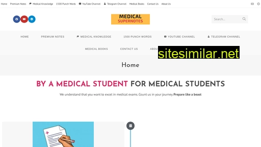 medicalsupernotes.com alternative sites