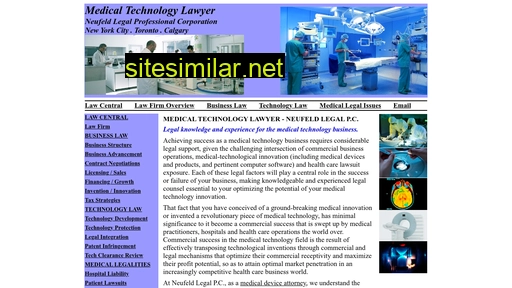 medicaltechnologylawyer.com alternative sites
