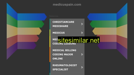 Medicuspain similar sites
