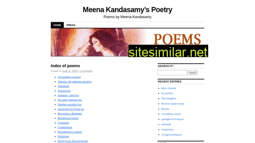 meenakandasamy.wordpress.com alternative sites