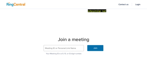meetings.ringcentral.com alternative sites