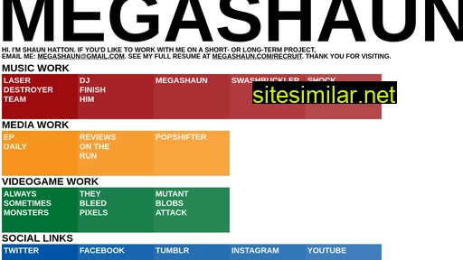 megashaun.com alternative sites