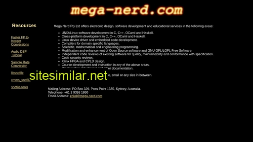 Mega-nerd similar sites