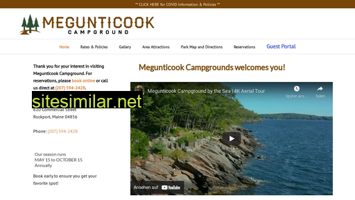 megunticookcampgrounds.com alternative sites