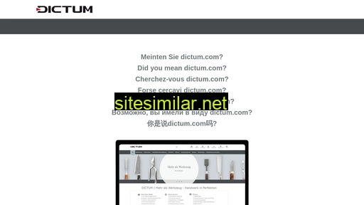 meinten-sie-dictum.com alternative sites