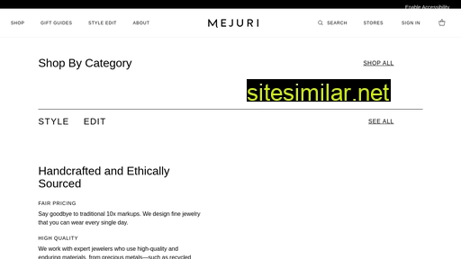 mejuri.com alternative sites