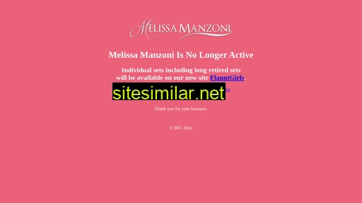 Melissamanzoni similar sites