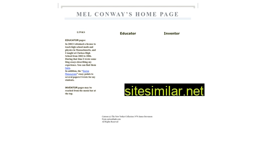 melconway.com alternative sites