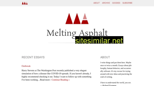 Meltingasphalt similar sites