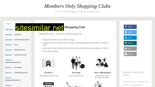 members-only-shopping.com alternative sites