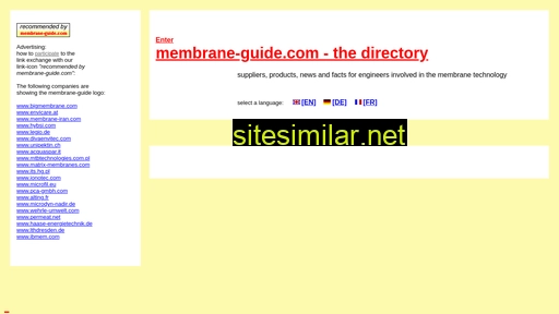Membrane-guide similar sites