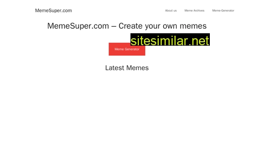 memesuper.com alternative sites