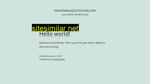 memorablequotations.com alternative sites