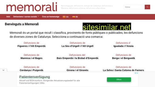 memorali.com alternative sites