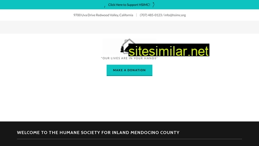 mendohumanesociety.com alternative sites