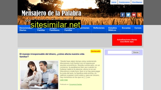 mensajerodelapalabra.com alternative sites
