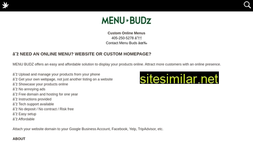 menubudz.com alternative sites