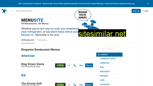 menusite.com alternative sites
