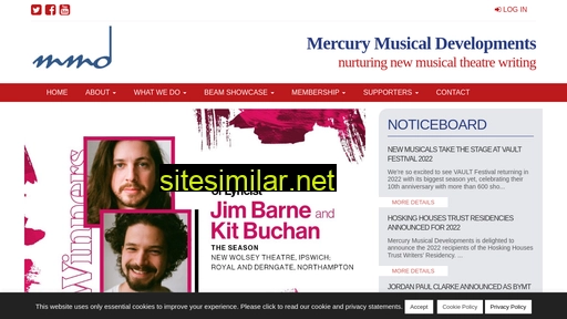 Mercurymusicals similar sites