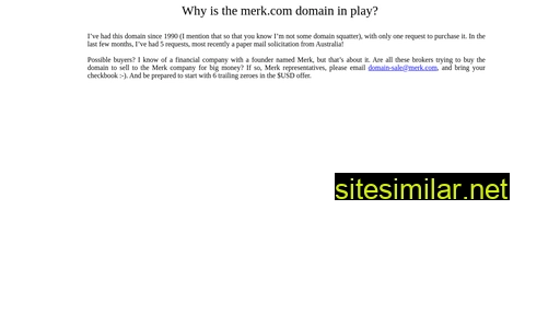 merk.com alternative sites