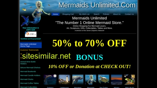 mermaids-unlimited.com alternative sites
