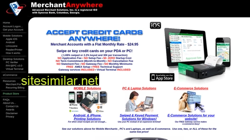 merchantanywhere.com alternative sites