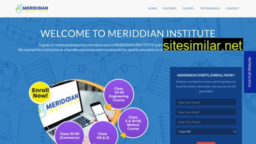 meriddianinstitute.com alternative sites