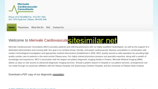 merivalecardiovascular.com alternative sites