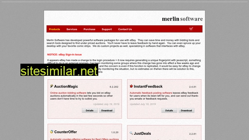 merlinsoftware.com alternative sites