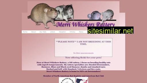 merriwhiskers.com alternative sites