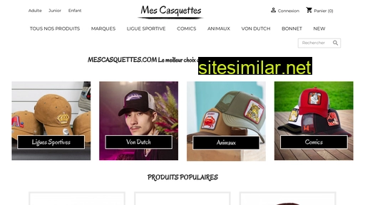 mescasquettes.com alternative sites