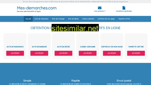 mes-demarches.com alternative sites