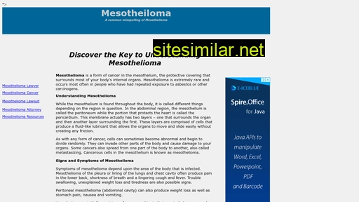 mesotheiloma.com alternative sites