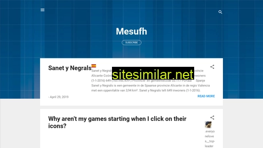 mesufh.blogspot.com alternative sites